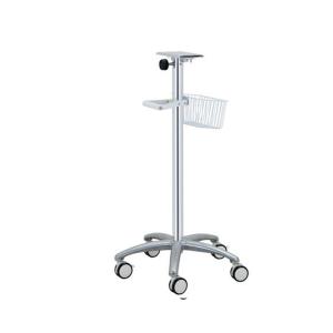 Wholesale Height Adjustable Aluminum Alloy Mobile Trolley Patient Monitor Trolley Cart from china suppliers