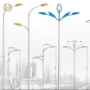 Wholesale 8M Street Light Pole Q235B Round Conical Single Arm Lamp Post from china suppliers