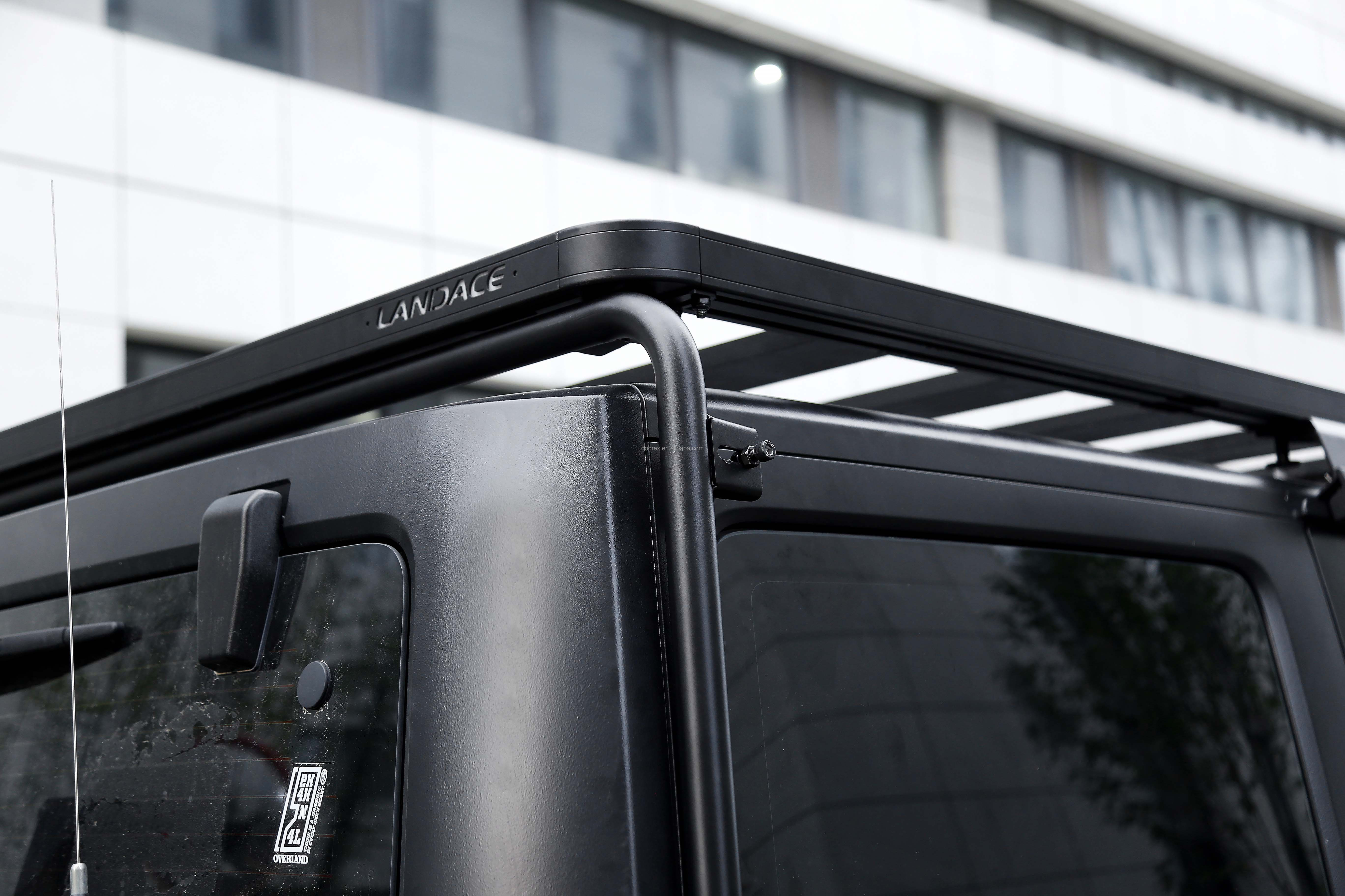 Roof Mount Black Aluminum Universal Accessories for Jeep Wrangler JK 28kg Weight Limit