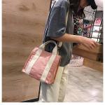 Candy Color Handled 12cm Women Crossbody Handbag
