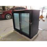 2 Sliding Door 190W 208L Under Counter Bar Refrigerator