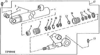 AH151380 Seal Deere parts 570, 300D, 410D, 210C, 315C, 410E, 410C, 210LE, 315CH,