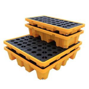 Wholesale Heavy Duty Plastic Spill Pallets 1 Drum Spill Containment Pallet from china suppliers