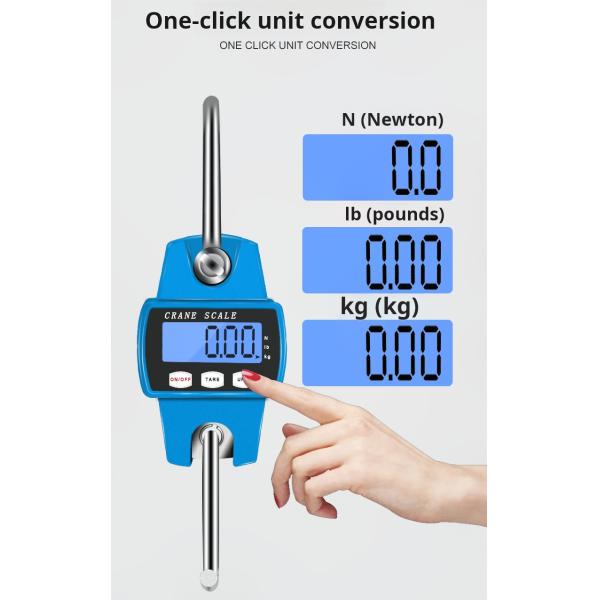300KG Luggage Fishing Balance Pocket Weight Scale LED Display 0.01g OEM Electronic Scales Mini Digital Crane Scale
