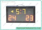 Indoor College Electronic Volleyball Scoreboard Portable , Aluminum Housing