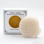 Shell Shape Baby Charcoal Konjac Sponge Biodegradable
