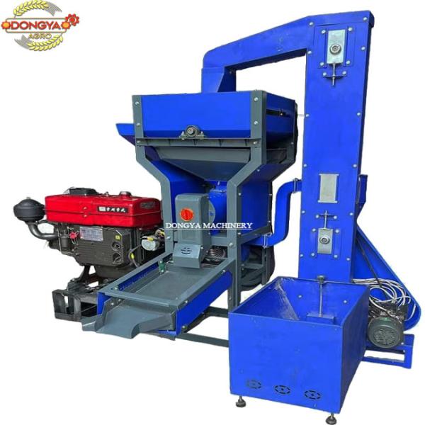 DONGYA AGRO 18HP commercial water cooled diesel type rice mill machine with