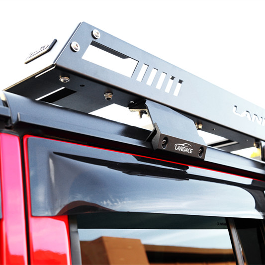 Jeep Wrangler JL JK Roof Rack Tray with Wind Fairing and Aluminum Alloy Luggage Bracket