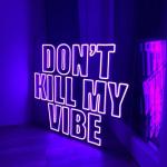 2- Golden Yellow Waterproof Neon Led Store Open Sign for Indoor and Outdoor