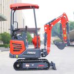 Municipal Works 1.2 Ton 0.8 Ton Mini Excavator Machine High Power