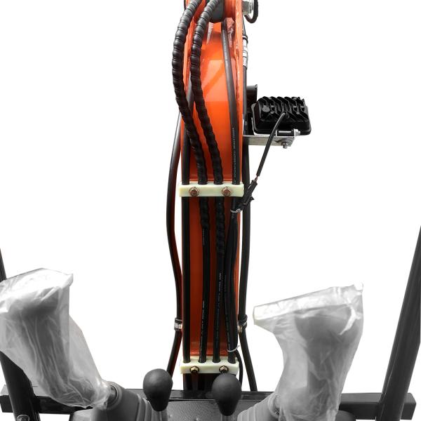 0.7 Tonne Small Tracked Excavator Hoe Rubber Crawler Type Sunshade