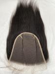 Straight Hd Lace Frontal 7X7 Lace Front Human Hair Pre-plucked Natural Hairline,