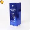 Buy cheap Custom Skincare Packaging Box Lotion Box Silver Paper Blue Printing Paper Box from wholesalers