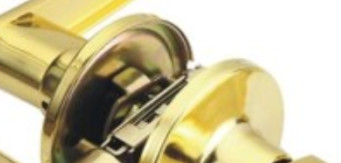 Gold Plated Door Lever Lock , Safety First Lever Handle Lock Fast Delivery