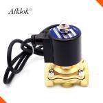 Normally Closed Underwater Solenoid Valve 3/4 Inch Waterproof Brass DC 12V