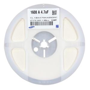 Wholesale SMD/SMT 4.7uF+/-10% 25V X5R 0603 Surface Mount MLCC Ceramic Capacitors CL10A475KA8NQNC from china suppliers