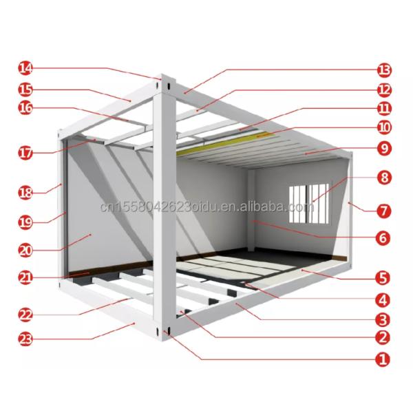 10ft 20ft Two-story Pop-up Container Bar designed with Modern Design Style and Aluminum Alloy Windows