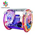 Theater Coin Pusher Arcade Machine 360 Degree Rotating Wheel Happy Leba Car