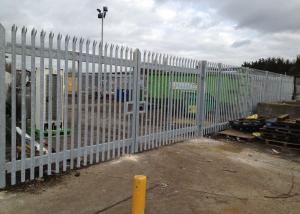 Wholesale H5m Commercial Steel Fencing , Rustproof Steel Perimeter Fence from china suppliers
