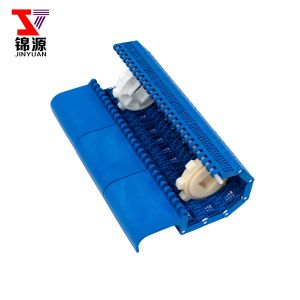 Open Hole Flat Top Modular Plastic Belt for Fish Industry Sale