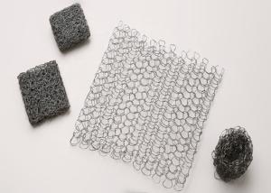 Wholesale Square Shape Compressed Knitted Wire Mesh 80mm 316 Stainless Steel Wire Mesh Filter from china suppliers
