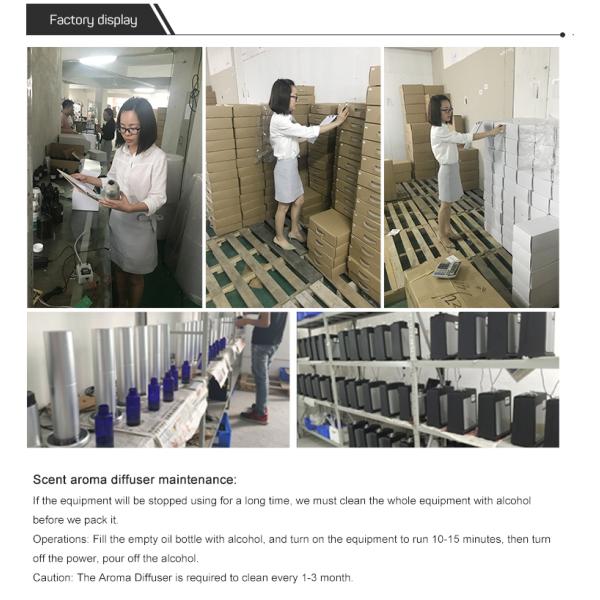 Portable Large Area Commercial Fragrance Dispenser With Built In Fan