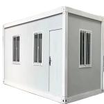 Steel Sandwich Panel Office Container Restaurant with Kitchen and 18mm MGO Board