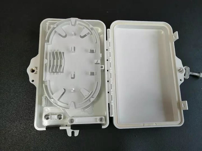 6Port Fiber Optic Terminal Box SC APC/UPC SM SX PC+ABS Light Grey For Telecom