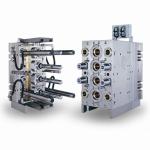 3 Gallon Preform Plastic Molded Products , Custom Plastic Molding 4 Cavity Valve
