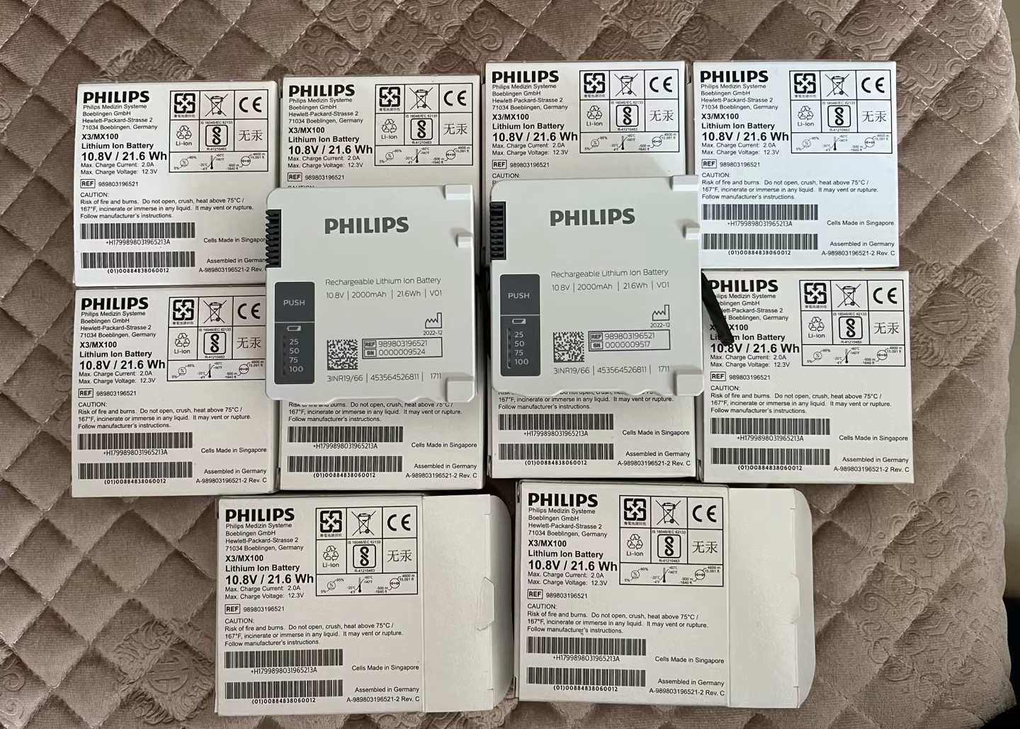 989803196521 Lithium Ion Battery Rechargeable For Philip IntelliVue Patient Monitor