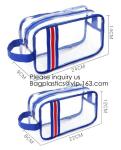 Modern Fashion Travel Portable Transparent PVC Customized Logo Cosmetic Pouch