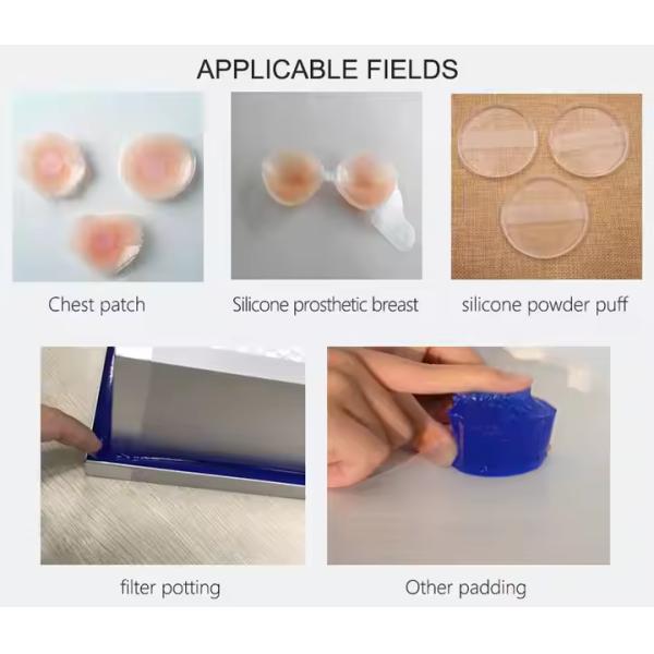 Heat Curing Raw Silicone Rubber Gel Adhesive for Women Strapless