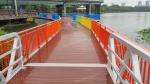 UV Resistant Marine Aluminum Gangways Long Lifespan Floating Docks Ramp