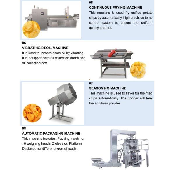 Small Scale Potato Chips Making Machine