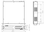 2U Standard Industrial Rugged Notebook Rack Mount Computer
