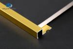 Anodized Aluminium Edge Trim Profiles With Hole Punched 0.7-2mm Thickness