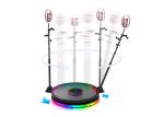 Spring Exclusive Manual 360 Photo Booth 4 People Glass 360 Degree Booth