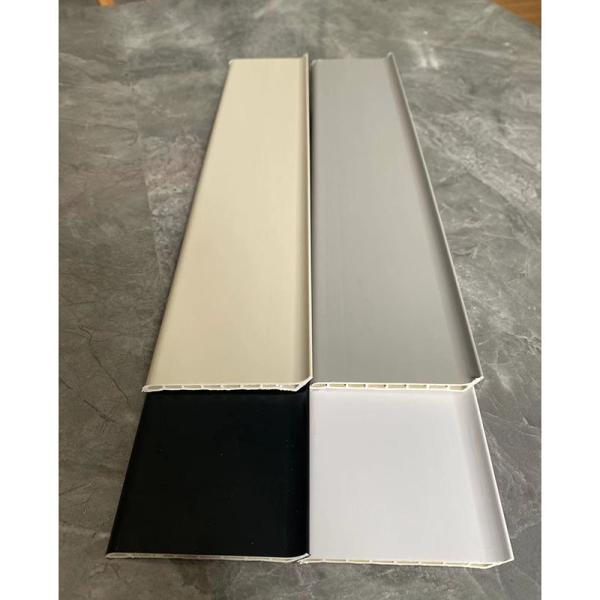 Wearproof Smooth Surface SPC Flooring Skirting anti scratch
