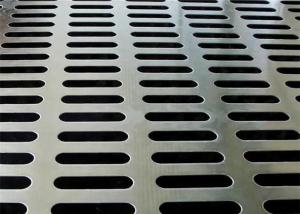 Wholesale 48mm Slot Hole AISI Anti Slip Perforated Metal Sheet Galvanized from china suppliers
