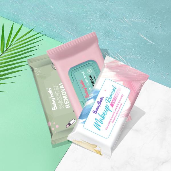 Fragrance Free make up remover cleansing wipes disposable wet wipes Gentle for