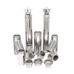 SUS304 Twistlock Double Wall Chimney Pipe by Rolling Welding Stamping