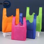 Colorful T-Shirt Bag PP Nonwoven Bag Shopping Bags W-Cut Bag