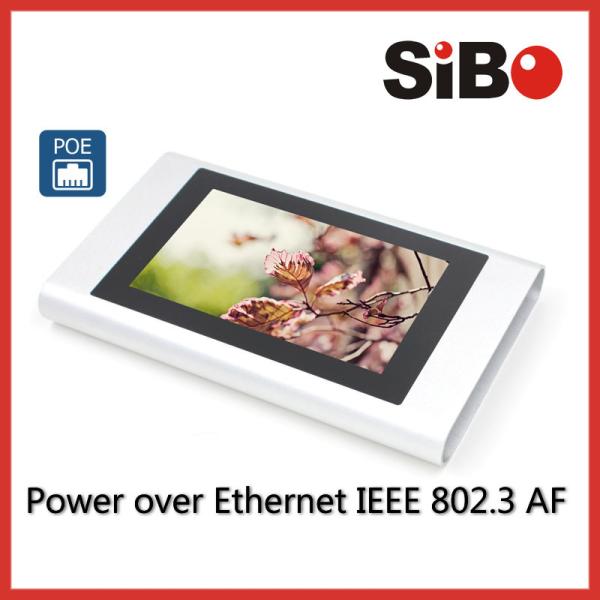 7 inch Aluminium Enclosure wall mounted Android 4.2 system tablet for Automation Control with POE Wifi RAM 1GB ROM 8GB