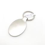 Customized Logo Siliver Steel Keychain Organizer Logo Customized Logo