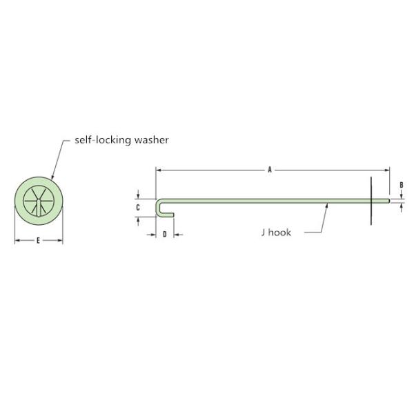 Stainless Steel 2.0mm Dia Solar Panel Clips To Secure Bird Proofing Wire Mesh