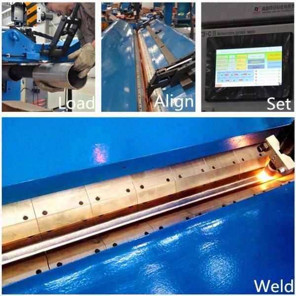 Automatic Cylinder Seam Welder Machine CNC TIG Welding Machine 800A Max current