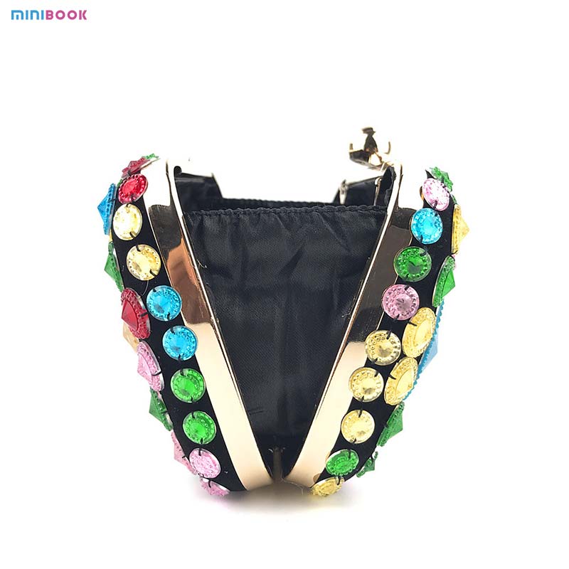 Minibook Luxury Women's Dinner Clutch Handbag Banquet Bag Low MOQ Mix Models Advantage