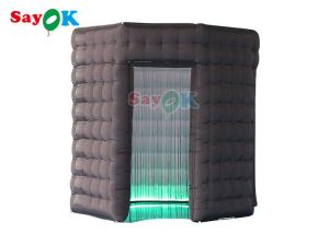 Wholesale Customized Inflatable Photo Booth Round Roofless Led Blow Up 360 Photo Booth from china suppliers