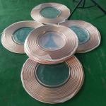 AC Copper Pipe / Tube Coil C10100 Cooper Tube / C10100 Cooper Pipe For Air