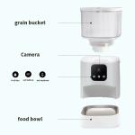 Mobile App Remote Control Cat Feeder 300ml Wifi Cat Food Dispenser